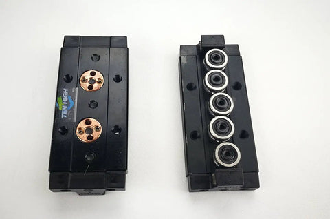 Double Axis Linear Rail Kit With Black Oxide Finish 1400mm SGR20 Rail Plus Two SGB20-5UU Carriages Built For Precision 3D Printer And CNC Machining Projects Heavy Duty Rock Solid Guide System For Smooth Motion