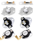 Dryer Cycling Thermostat And Thermal Cutoff Kit Pack Of 2 For Whirlpool Kenmore Maytag Dryers DIY Friendly Easy Install