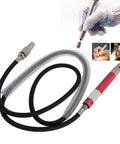Tough As Nails Pneumatic Air Powered Pencil Die Grinder with flexible hose, designed for precision grinding and polishing.