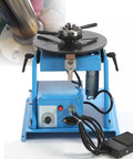 Heavy Duty Table Top Welding Positioner With Secure Sixty Five Millimeter Chuck And Zero To Ninety Degree Tilt, close-up view.