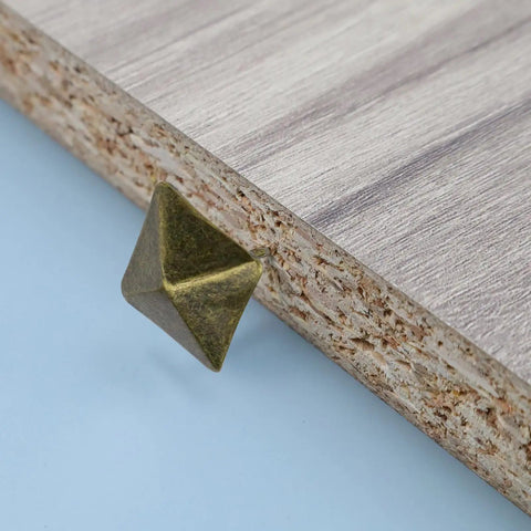 Badass Bronze Upholstery Tacks 50 Pack Square Head Bubble Nails For Furniture Crafting Decorative Thumb Tacks With Vintage Polish solid bronze square head tack embedded in wood