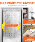 Pro Grade 60 Cu Ft Commercial Reach In Freezer Built Like A Tank With Three Door Setup showcasing durable stainless steel and automatic defrost.