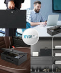Fire Resistant Safe Box With Key Lock For Home And Office Security Keep Your Valuables And Important Docs Safe And Dry Protect Your Digital Media In A Sturdy Steel Chest Compact 12.8 X 8.5 X 4.5 Inches Black displayed in various settings