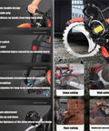 Professional Brushless Concrete Saw With 9500W Motor And 290mm Blade that showcases ergonomic handle and cutting features.