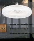 Enclosed Smart Ceiling Fan With Light 10 Inch For Garage Workshop Tool Room Store Room E26 Screw In Bulb Upgrade Cooling Brighten