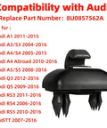 Audi 2 Pack Sun Visor Clips Replacement Upgraded Car Visor Holder Hook Compatible With A1 A3 A4 A5 A6 Q3 Q5 TT S3