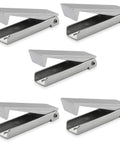 Five Pack RV Stainless Steel Baggage Door Catch Square Holds Baggage Compartments Open With Mounting Screws Included