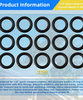 Heavy Duty Pressure Washer O Rings Kit for 1/4 Quick Couplers and M22 Fittings 3/8 Inch ID Replacement Seals Pro Grade 15 Pack