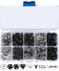 100 Pieces Sewing Hooks And Eyes Closure Set With Three Styles For Skirts Bras Trousers And Dresses Pro Grade Dope Copper Metal Snaps Fasteners Kit