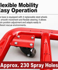Premium Built Tough Stainless Steel Under Vehicle Fire Suppression Water Spray System For Electric Vehicle Emergency Control and Rust Proof Heavy Duty Road Ready Protection Setup with steel wheels.