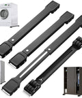 Heavy Duty Appliance Rollers For Washer And Dryer, black sliders, 28-inch extendable, for moving fridges and furniture.