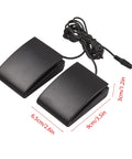 Universal Sustain Pedal Foot Controller With 3.5mm Jack For Electronic Keyboards MIDI Synths Organs And Drums, Ultra Quiet Damper Pedal