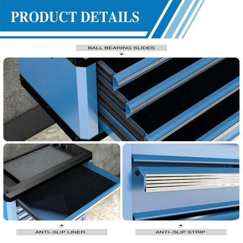 Heavy Duty Portable 4 Drawer Tool Chest With Secure Lock And Easy Grip Handle And Plenty Of Room For Hardware Built Tough To Go Everywhere For Diy Crews And Pro Guys