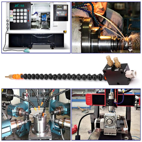 Heavy Duty Acid Resistant Coolant Sprayer With Adjustable Nozzle And Slick Mist Setup for Drill Presses and Workshop Lubrication