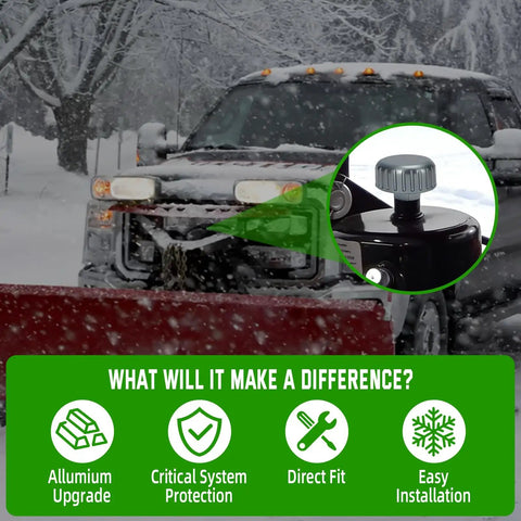 Top Shelf Aluminum Hydraulic Breather Cap Straight Drop In For Western Fisher And SnowEx Plow Pumps Badass Replacement For Blizzard Equipment Built For Deep Snow Grinds