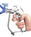 Professional Airless Paint Spray Gun Forged From Tough Aluminum And Equipped With A Blue 517 Tip in hand for DIY tasks