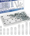 Tough As Nails 304 Stainless Steel Flat Mending Plates 108 Piece Kit including screws and four sizes in storage case.