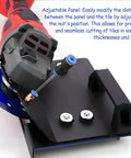 45 Degree Ceramic Stone Chamfering Tool Stand For Angle Grinders Pro Grade Tile Cutting Kit with adjustable panel