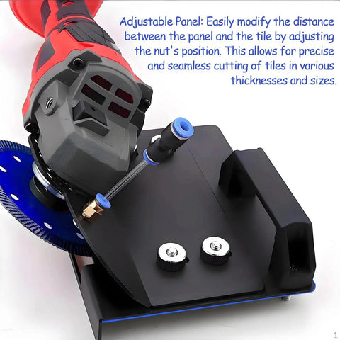 45 Degree Ceramic Stone Chamfering Tool Stand For Angle Grinders Pro Grade Tile Cutting Kit with adjustable panel