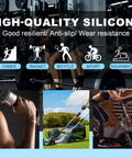 High-quality silicone used in sports equipment showcasing resilience, anti-slip, and wear resistance features.