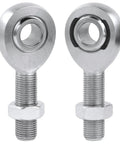 Beefed Up Five Eighths Inch Heim Joint Rod End Kit With Left And Right Hand Threads Chromoly Joints For Panhard Rod End Applications Hard Chrome Plated For Maximum Load And Longevity With Jam Nuts And Easy Install, pair with jam nuts