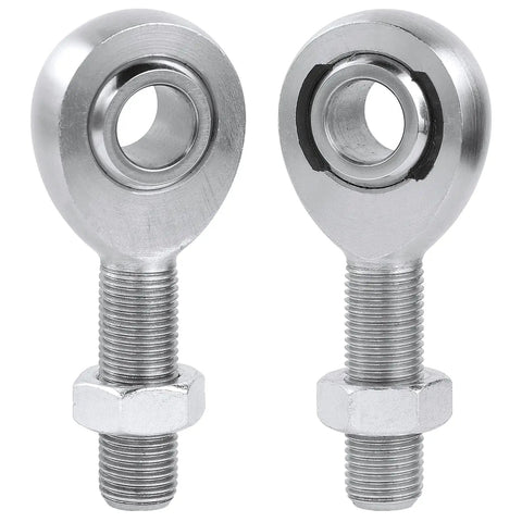 Beefed Up Five Eighths Inch Heim Joint Rod End Kit With Left And Right Hand Threads Chromoly Joints For Panhard Rod End Applications Hard Chrome Plated For Maximum Load And Longevity With Jam Nuts And Easy Install, pair with jam nuts