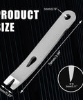 Four Pack Handy Compact Mini Pry Bar Set For Everyday Carry showing product dimensions, pocket stainless steel crowbar tool.