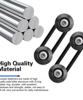 Aluminum Bumper Quick Release Clips Kit 18 Piece Easy Install Universal Fasteners For Front And Rear Bumpers Trunks Fenders Hatches And Hoods With Rubber Gaskets Black