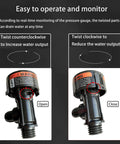 Open and closed views of black Dicsley manual air relief valve for pool filter; threaded outlet.