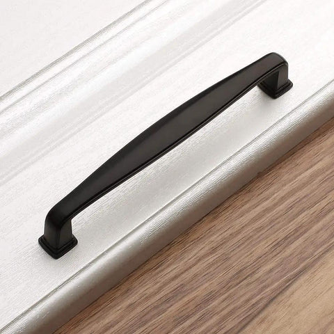 10 Pack 5 Inch Matte Black Cabinet Pulls And Drawer Handles Heavy Duty Solid Metal Kitchen Hardware Featuring Smooth Rounded Corners
