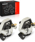 Tough As Nails Front Engine Motor Mount Set Pair For Audi A6 A7 A8 2013 2018, showcasing silver motor mounts with wiring.