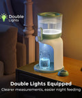 Portable Instant Water Warmer For Baby Formula With Adjustable Temperature Settings And Quick Heating Technology That Is A Legit Game Changer For On The Go Parents Who Want Seamless Bottle Prep Daily with double lights for easy night feeding.