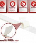White Butyl Sealing Tape One Eighth Inch By Three Quarter Inch By Thirty Foot Plumbers Putty Tape For RV And Boat Sealant