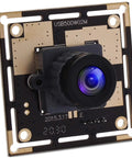 Front view of 5MP USB Camera Module With 2.1mm Wide Angle Lens for Windows Linux Mac Android UVC No Driver Needed Plug And Play High Resolution 2592x1944 CMOS OV5640 Sensor Machine Vision Webcam Board.