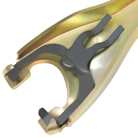 Bell Housing Kit With 11 Inch Clutch Fork Inspection Cover Throwout Bearing And Boot For Chevy Chevelle Malibu Impala Caprice Corvette Camaro 1959 Through 1988 Replacement Fits El Camino Bel Air Biscayne Nomad And More, gold steel clutch fork