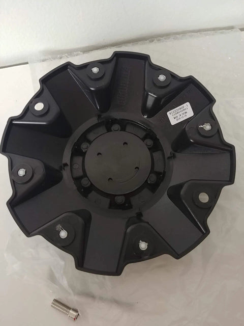 Gloss Black Center Cap With 2 Mounting Screws For 8.5 Inch Wheel Diameter Bolt On Style Durable Center Cap For Mayhem Wheels