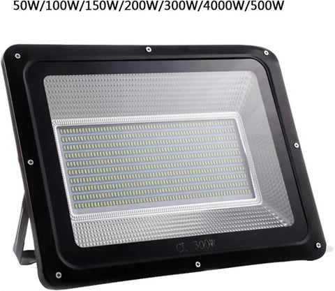 JUDYSSY Security Lights Led Flood Light Floodlight White High Power Waterproof, 500w，200w，200w showing a large LED light fixture.
