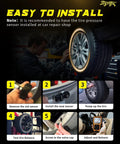Installation steps for Preprogrammed 315Mhz Tire Pressure Monitoring System Sensors for GMC vehicles.