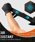 ANBOSON 10 mil diamond-textured nitrile gloves, extra thick, latex-free, powder-free, X-Large