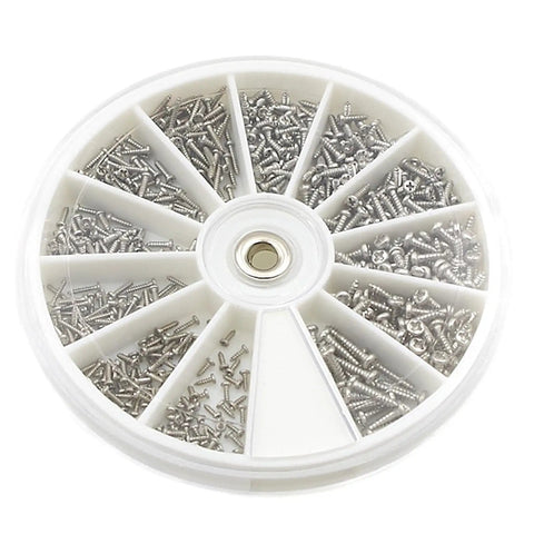 Snag This Game Changing 560 Piece M1 To M1.7 Micro Phillips Pan Head Self Tapping Screw Kit in a compartmented case.