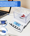 No Nonsense Ultra Precise 500g X 0.001g Pro Grade Analytical Balance Scale with RS232 interface for jewelry and lab use