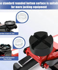 Universal Pinch Weld Jack Pad Adapter For Floor Jacks Upgraded Rubber Pad With X Slot Design Frame Rail Protective Pad