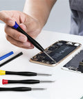 Must Have 22 In 1 Electronics Repair Tool Kit with precision screwdriver on phone battery