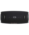 Top view of a black Rugged Outdoor Ready Portable Bluetooth Speaker With Sick Bass And Massive Sound, IP67 Waterproof, 15 Hours Playtime