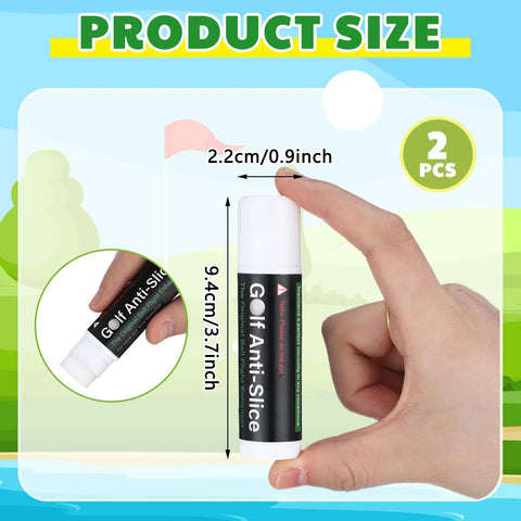 Two Piece Golf Anti Slice Compound For Clubs To Boost Distance And Accuracy Gift Ready Packaging For Golfer size details