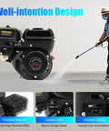 Powerful 7.5HP 212CC Gas Engine With Electric Start 4 Stroke Mud Motor used in outdoor cleaning