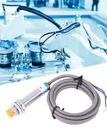 Inductive Proximity Sensor Switch 2 Wire AC 90 to 250V Normally Open, 10 Pack, shown with machinery.