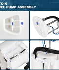 Close-up of Electric Fuel Pump Module Assembly For Toyota RAV4 2009 Through 2018 2.5L L4 Direct Replacement Replaces E9003M
