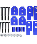 2 Inch ATV Lift Kit For 450 660 700 With Blue Aluminum And Steel Construction CNC Machined Aircraft Grade Strength