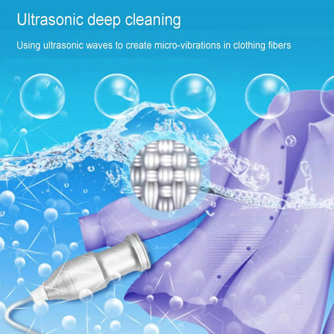 Heavy Duty Handheld Sonic Cleaner With Aluminum Wand For Blasting Jewelry Glasses And Shop Tools Strips Stubborn Oil And Daily Gunk Quick While Leaving Your Favorite Gear Looking Legit Fresh Straight Up with water and clothing.